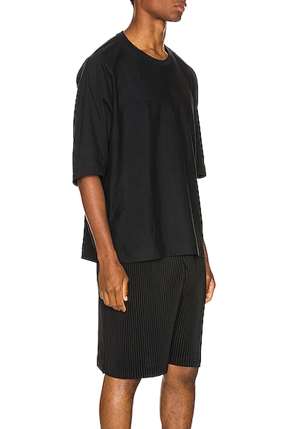 Issey Miyake Release T-shirt Basics Black
