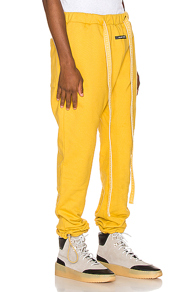 fear of god yellow sweatpants