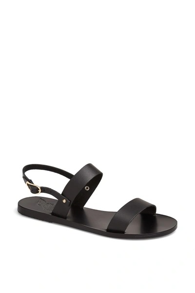 Shop Ancient Greek Sandals Clio Slingback Sandal In Black