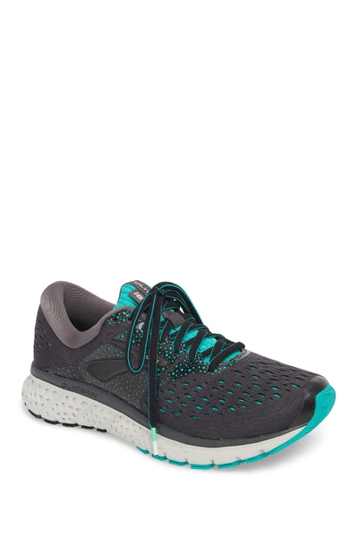 Shop Brooks Glycerin 16 Running Shoe - Multiple Widths Available In Ebony/green/black