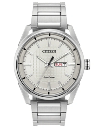 Shop Citizen Drive From  Eco-drive Men's Stainless Steel Bracelet Watch 42mm