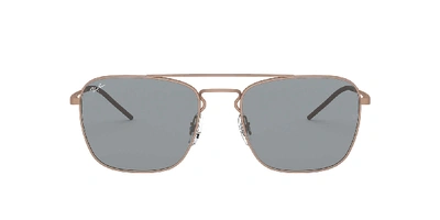 Ray Ban Ray-ban Unisex Brow Bar Square Sunglasses, 55mm In Dark Grey Classic