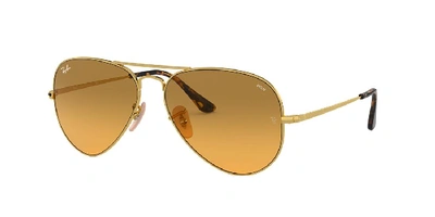 Shop Ray Ban Ray In Photocromic Orange Gradient Brown