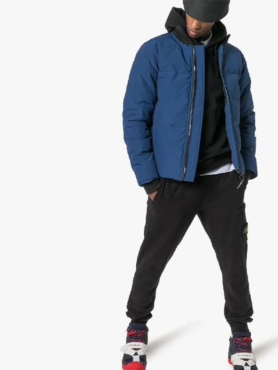 Shop Canada Goose Woolford Down Jacket In Blue