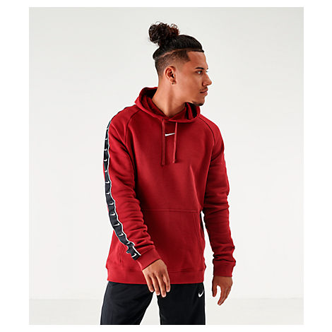 nike tape swoosh hoodie