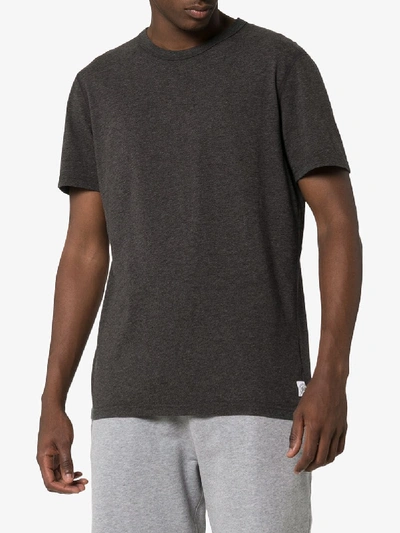 Shop Reigning Champ Ringspun Cotton T-shirt In Grey
