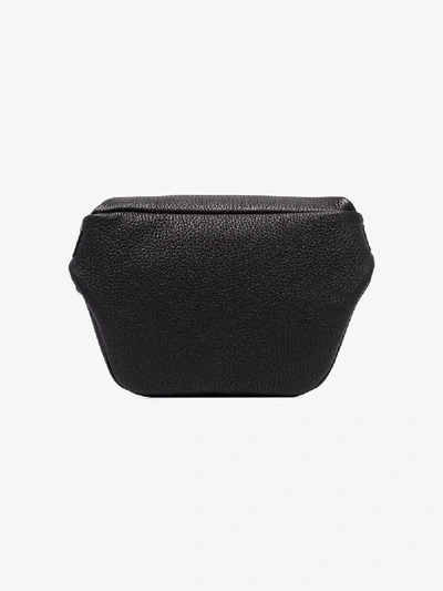 Shop Dolce & Gabbana Black Volcano Palermo Leather Belt Bag