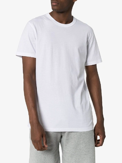 Shop Reigning Champ Ringspun Short-sleeve T-shirt In White