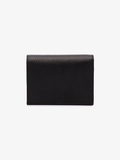 Shop Gucci Black Marmont Gg Leather Card Case