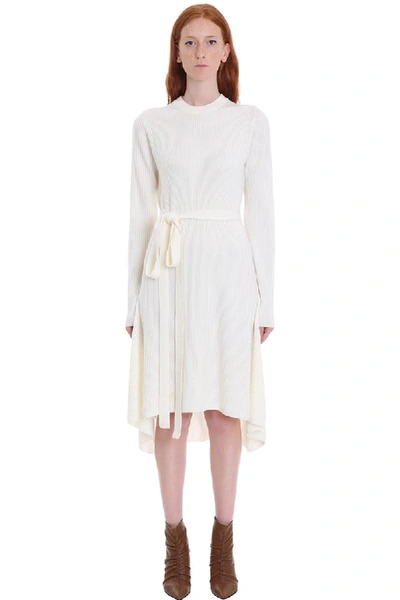 Shop Helmut Lang Knitwear In White Wool