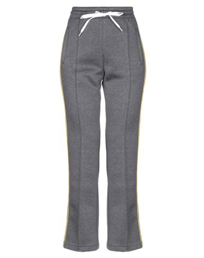 Shop Miu Miu Pants In Grey