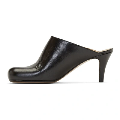 Shop Bottega Veneta Black Bloc Heels In 1000 Black