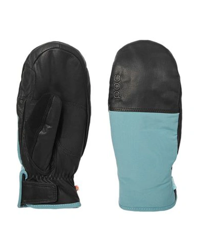 Shop Poc Gloves In Turquoise
