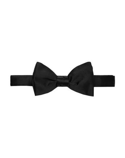 Shop Lanvin Bow Tie In Black