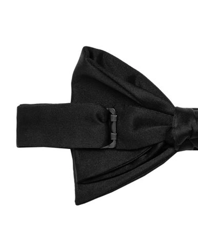 Shop Lanvin Bow Tie In Black