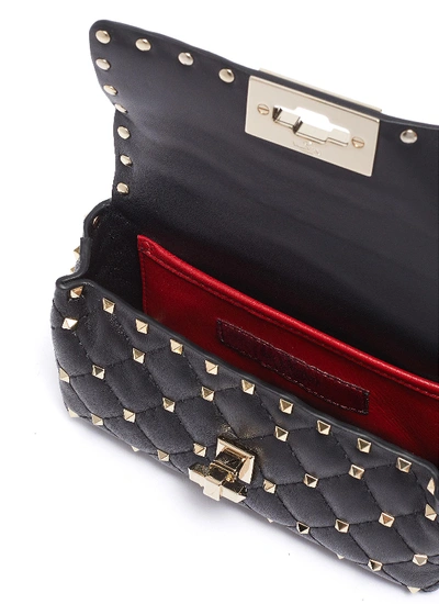 Shop Valentino 'rockstud Spike' Leather Bum Bag