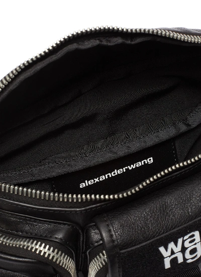Shop Alexander Wang Logo Print Leather Bum Bag