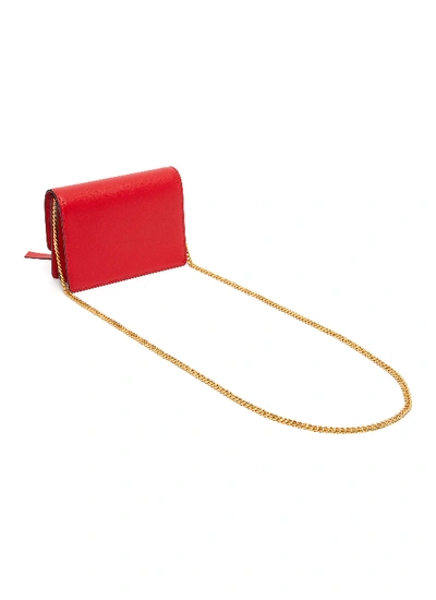 Shop Valentino 'vring' Tassel Leather Chain Clutch