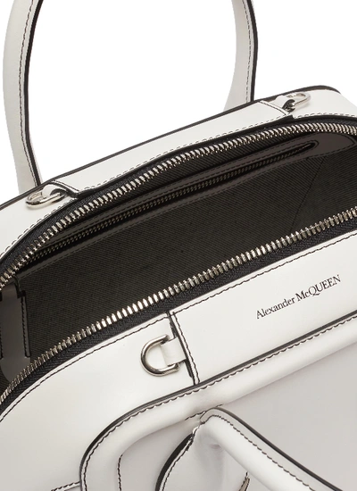 Shop Alexander Mcqueen 'the Pinter' Leather Bowling Bag