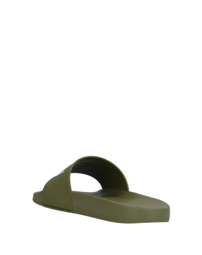 Shop Dsquared2 Sandals In Military Green