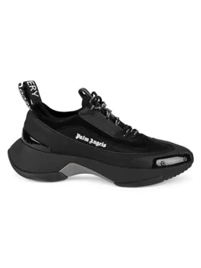 Shop Palm Angels Recovery Sneakers In Black