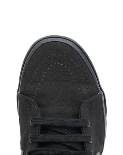 Shop Vans Ua Sk8-hi Man Sneakers Black Size 8.5 Soft Leather, Textile Fibers