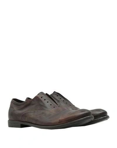 Shop Pawelk's Laced Shoes In Dark Brown