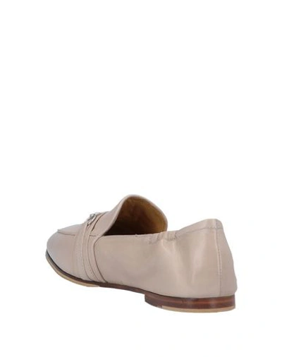 Shop Pomme D'or Loafers In Beige