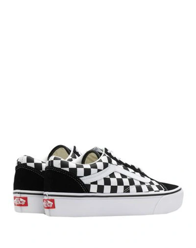 Vans Black And White Old Skool 36 Dx Leather And Canvas Sneakers In Black