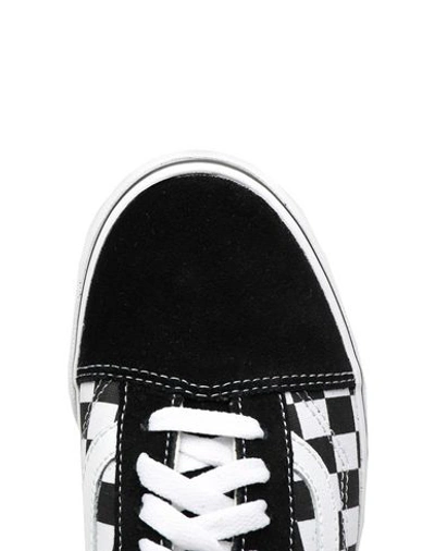 Vans Black And White Old Skool 36 Dx Leather And Canvas Sneakers In Black
