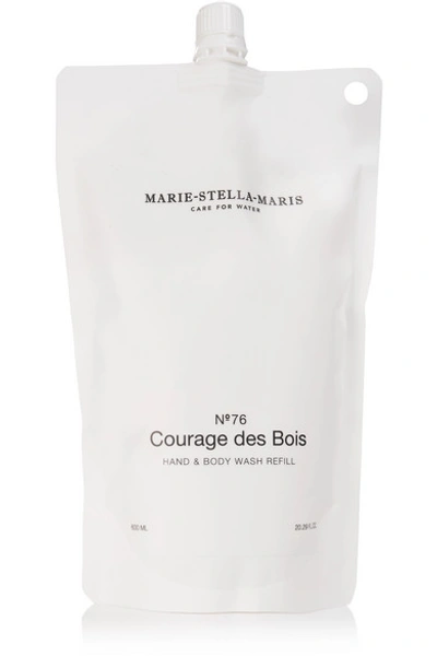 Shop Marie-stella-maris Hand & Body Wash - Courage Des Bois Refill, 600ml In Colorless