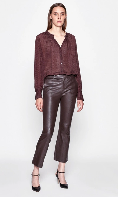 Shop Equipment Sebritte Leather Trouser In Mole