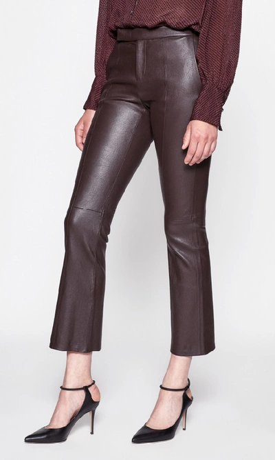 Shop Equipment Sebritte Leather Trouser In Mole