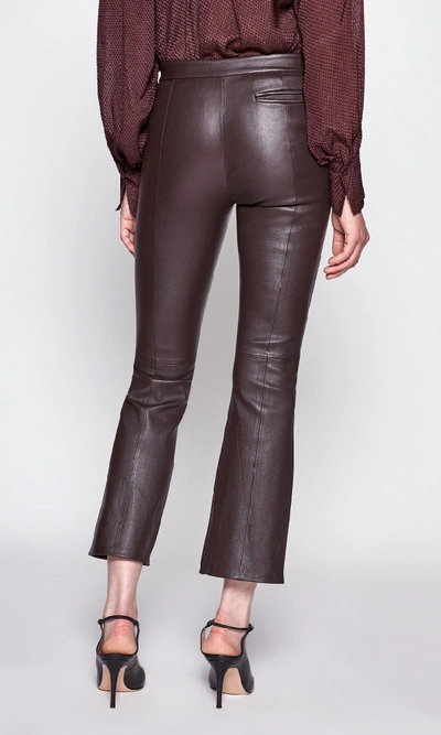 Shop Equipment Sebritte Leather Trouser In Mole