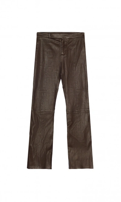 Shop Equipment Sebritte Leather Trouser In Mole