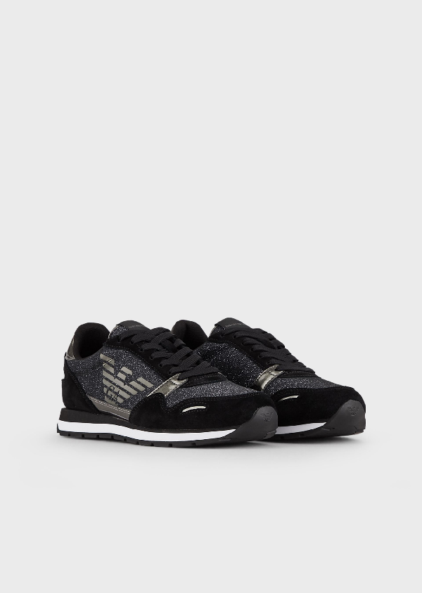 armani shoes black