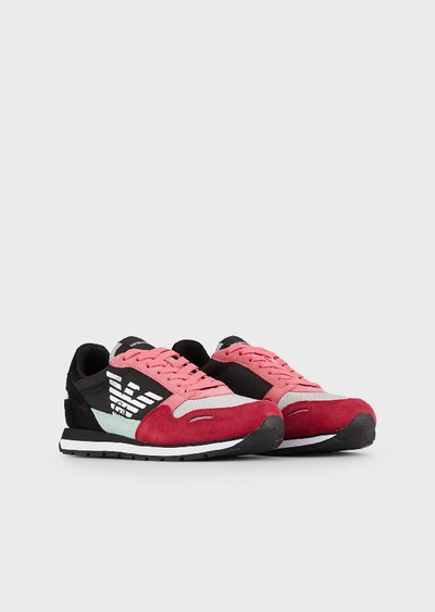 Shop Emporio Armani Sneakers - Item 11748431 In Pink