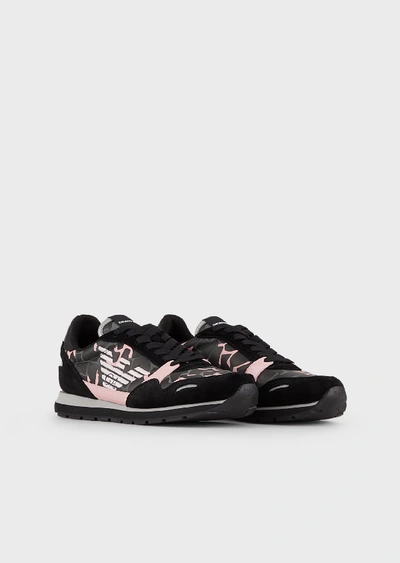 Shop Emporio Armani Sneakers - Item 11750757 In Black