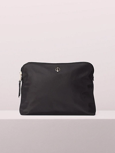 Shop Kate Spade Taylor Large Cosmetic Case In Black