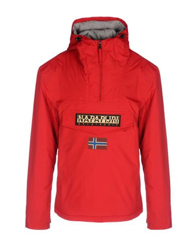 Shop Napapijri Jacket In Red
