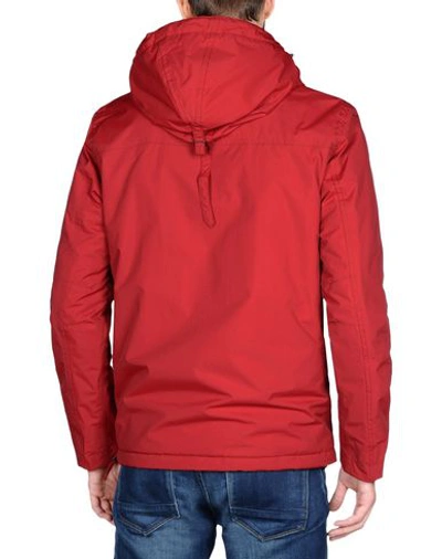 Shop Napapijri Jacket In Red
