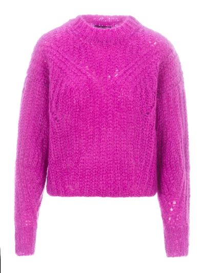 Shop Isabel Marant Inko Sweater In Fuchsia