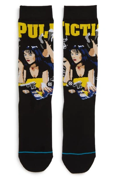 Shop Stance Pulp Fiction Socks In Black