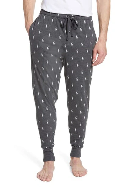 Shop Polo Ralph Lauren Cotton Pajama Pants In Grey