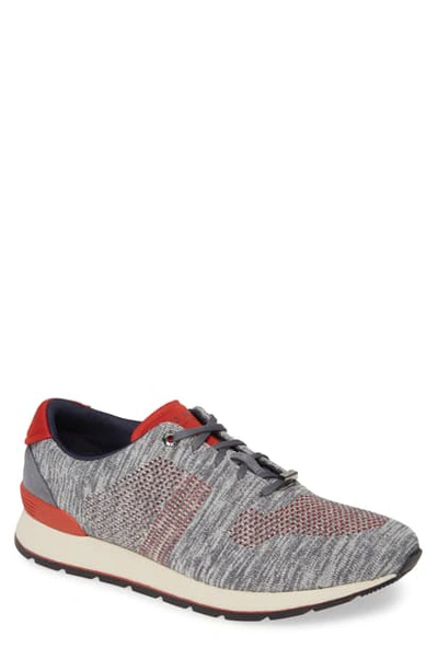 Shop Ted Baker Hillron Sneaker In Light Grey Textile