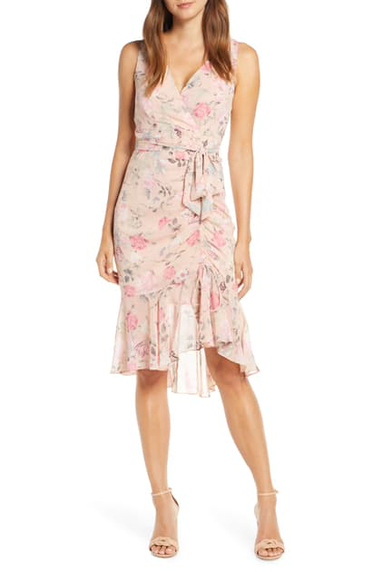 chiffon sheath dress