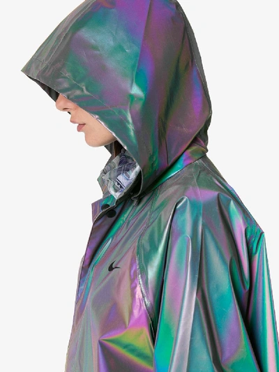 Nike Iridescent Raincoat In Reflective | ModeSens