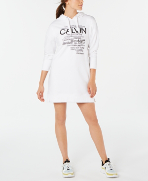 calvin klein performance hoodie dress