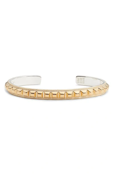 Shop Anna Beck Studded Skinny Cuff In Gold