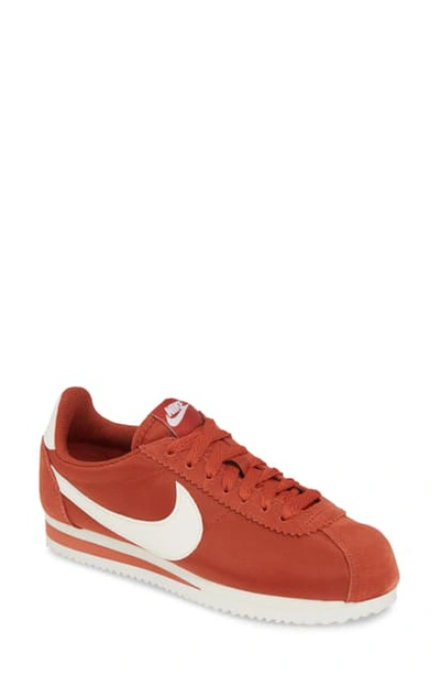 Shop Nike Classic Cortez Sneaker In Firewood/ Orange Sail